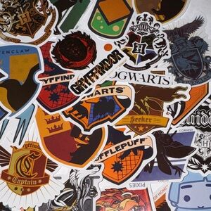 Harry Potter House Crest Sticker Set